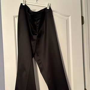 Nygard collection satiny evening wear black trousers with cuff size 14